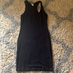 Black bodycon tank top dress